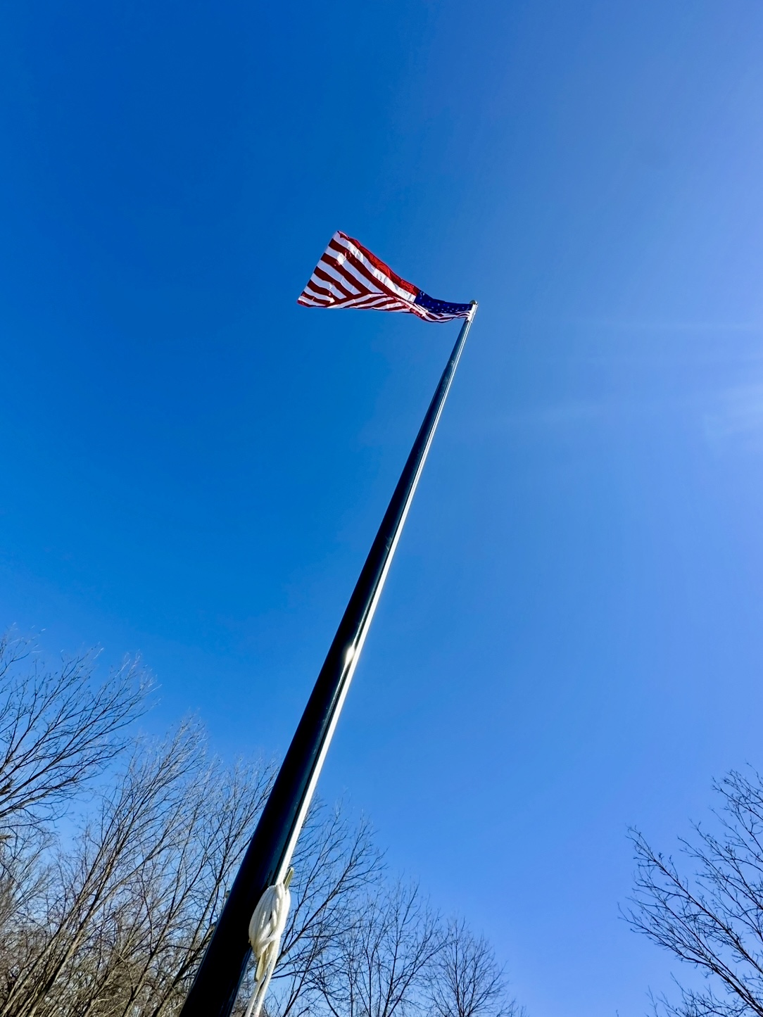 Custom steel flagpole craftsmanship